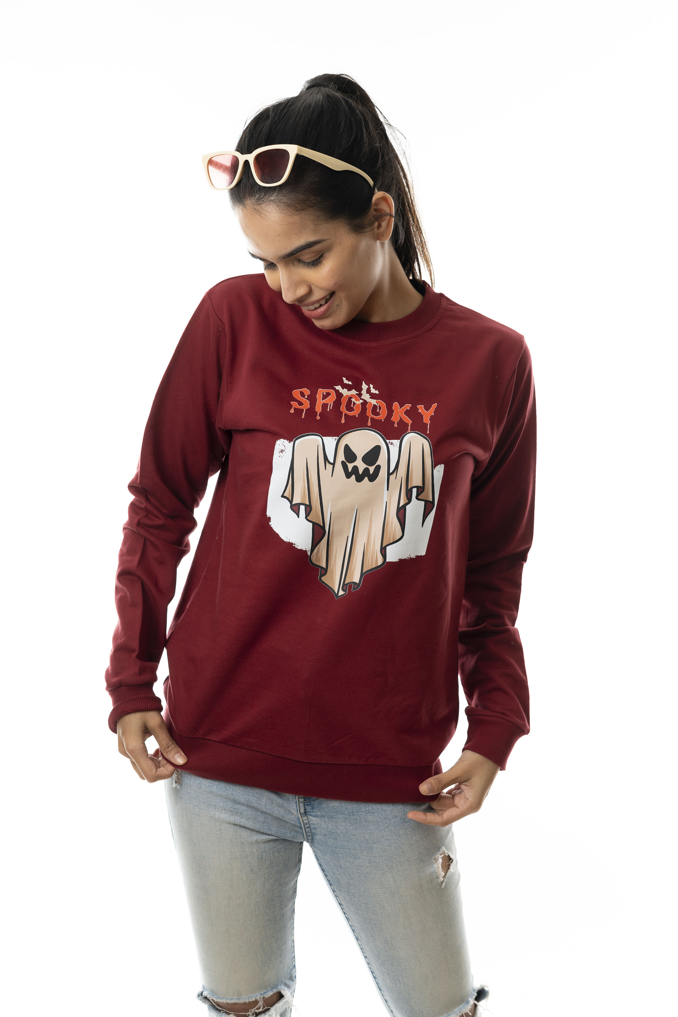 SPOOKY | Women's Printed Sweatshirt