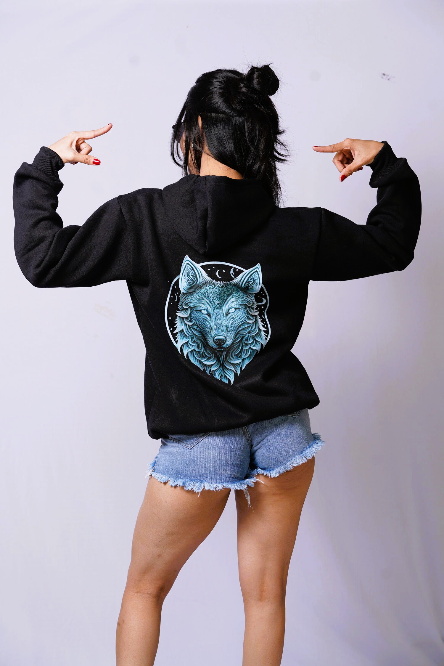 The Wolf | Women’s Printed Hoodie